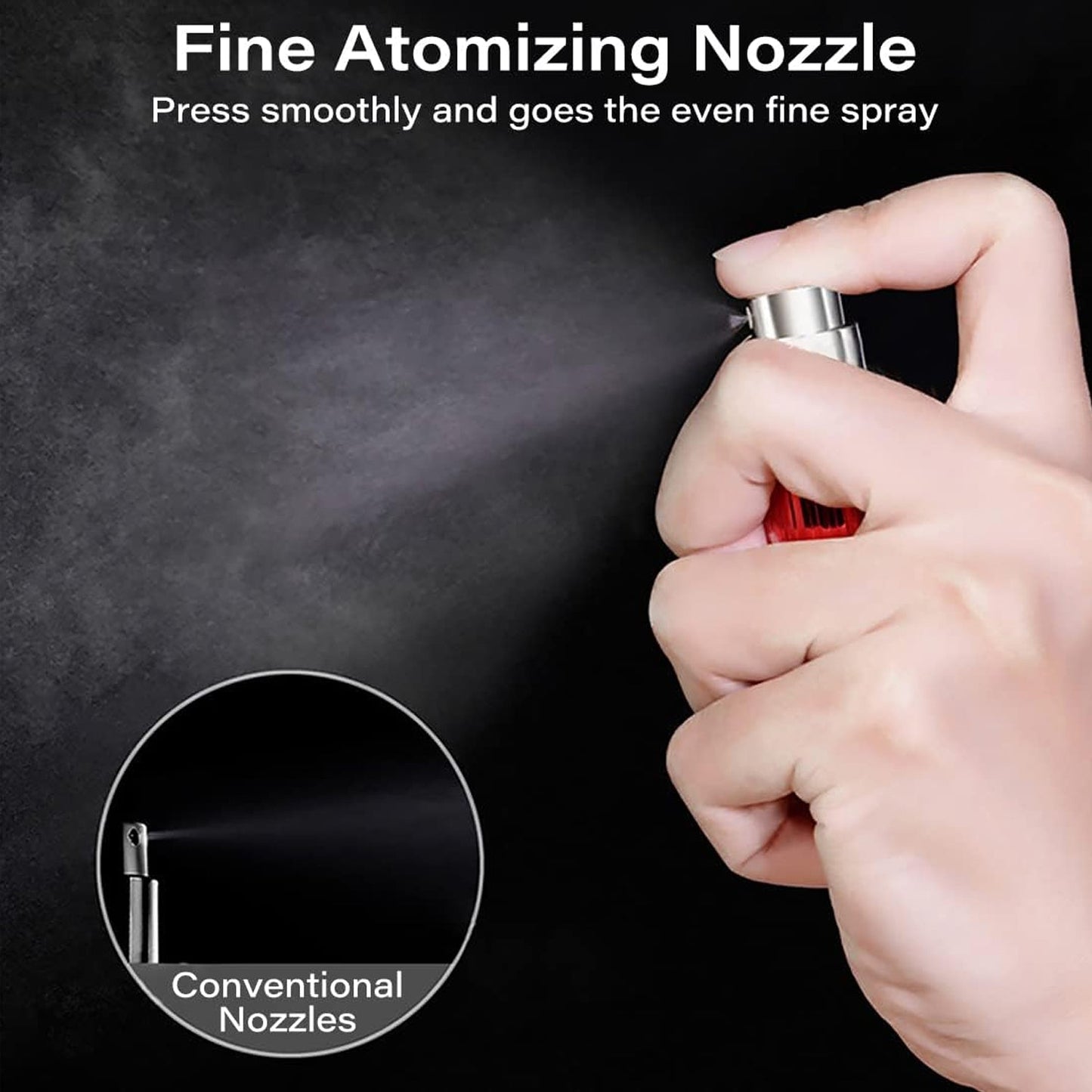 Empty Spray / Perfume Bottle Refillable Fine Mist Perfume For Sanitizer Travel Beauty Makeup Perfume filler (1 Pc)