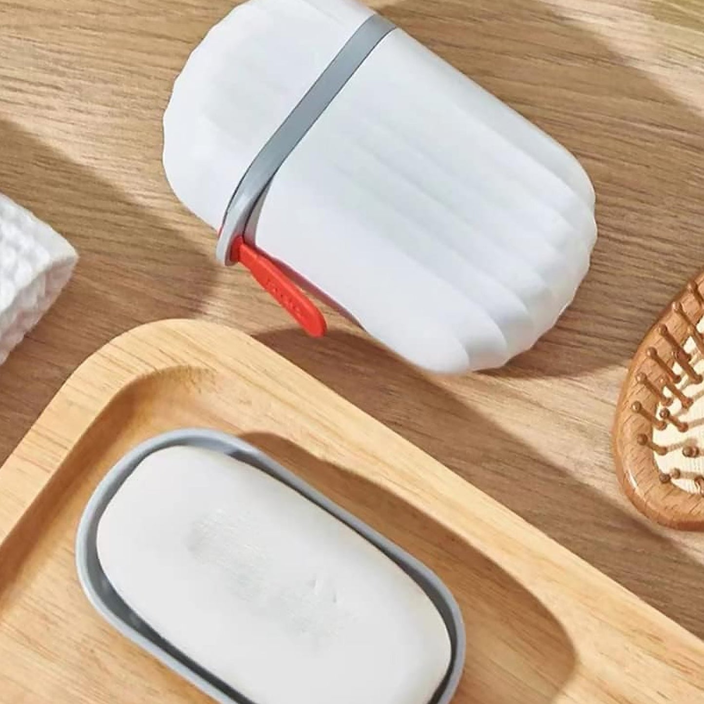 Stylish and Practical Soap Holder for Travel Soap Box With Secure Seal and Non Leak Design Stylish Soap Box for Home, Bathroom, Hiking, Travel, Camping Capsule Soap Box (1 Pc)