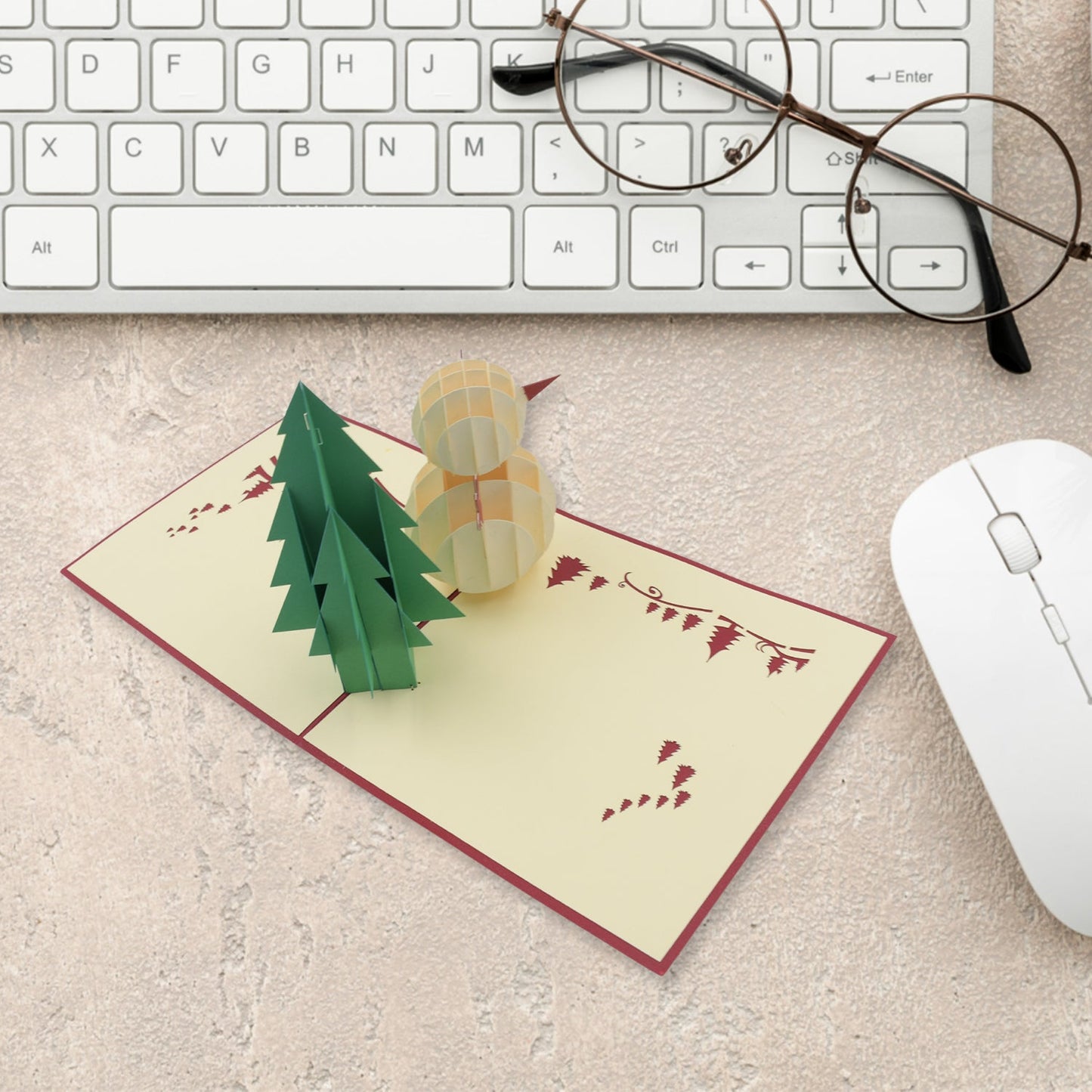 3D Paper Wish Card High Quality Paper Card All Design Card Good Wishing Card (All 3D Card Birthday, Christmas Card, Cartoon Card, Love Heart Card) (1 Pc)