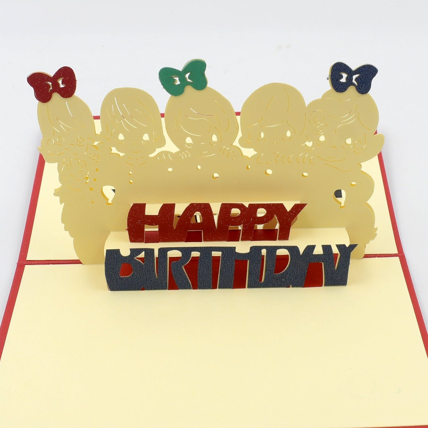 3D Paper Wish Card High Quality Paper Card All Design Card Good Wishing Card (All 3D Card Birthday, Christmas Card, Cartoon Card, Love Heart Card) (1 Pc)