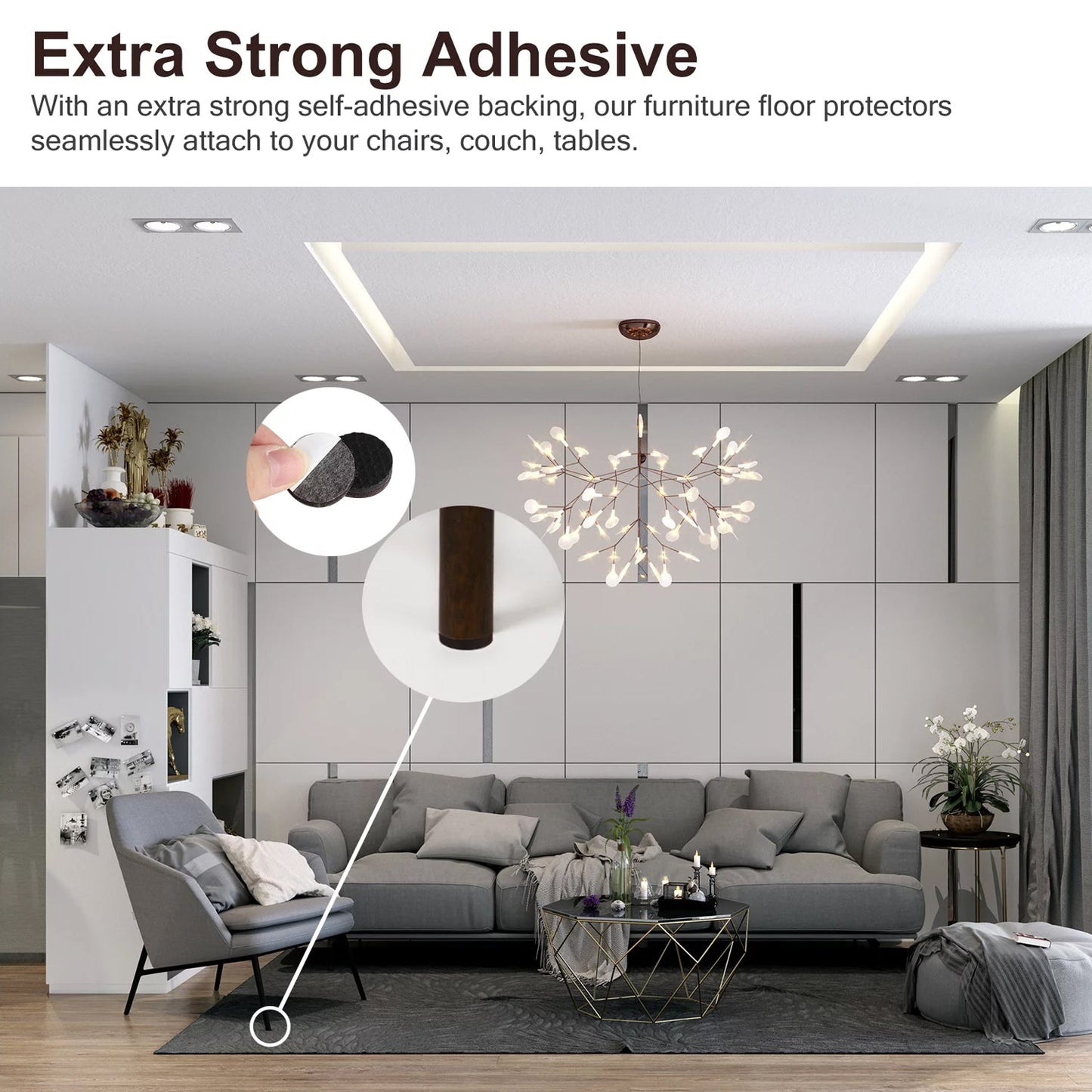 9030A FURNITURE PAD ROUND FELT PADS FLOOR PROTECTOR PAD FOR HOME & ALL FURNITURE USE