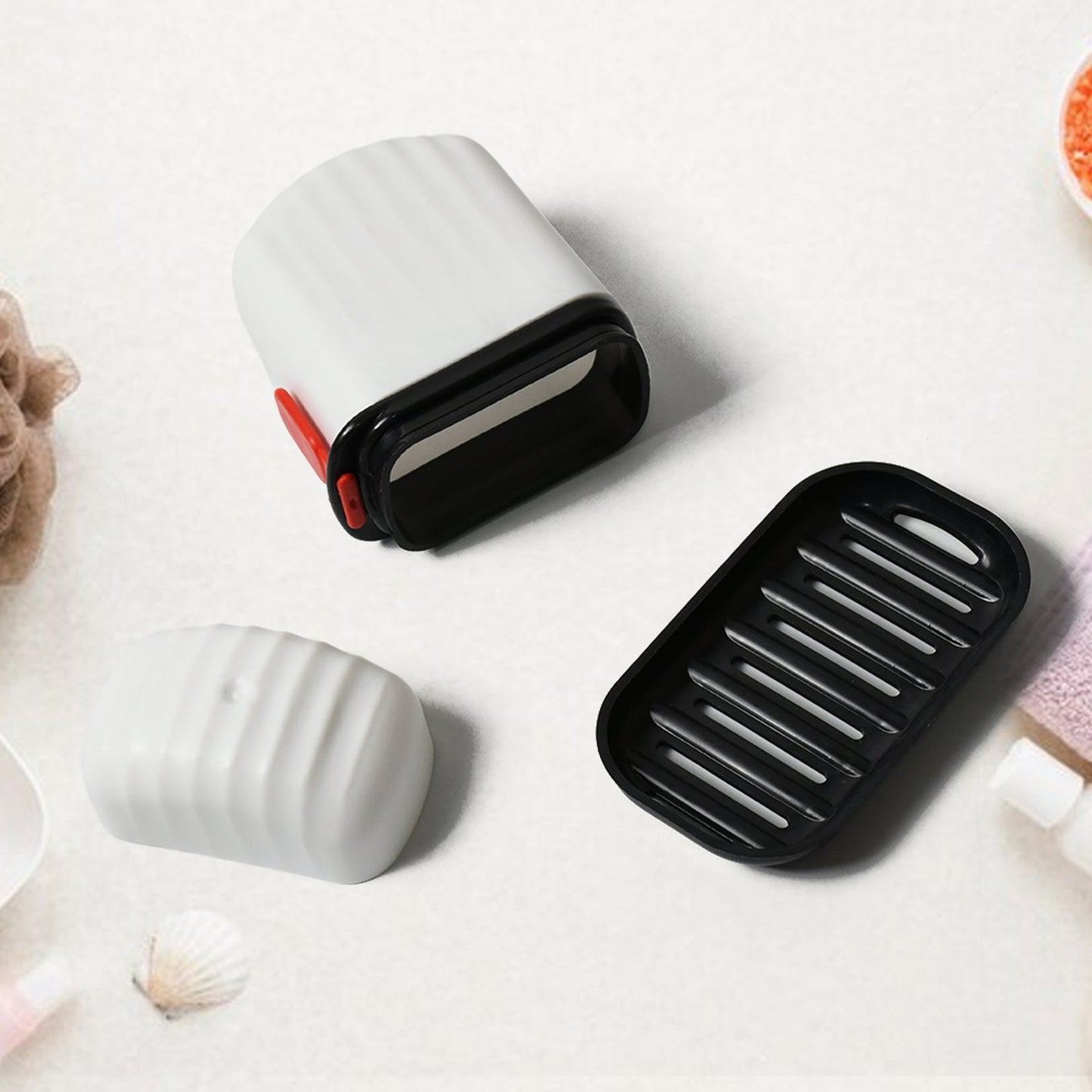Stylish and Practical Soap Holder for Travel Soap Box With Secure Seal and Non Leak Design Stylish Soap Box for Home, Bathroom, Hiking, Travel, Camping Capsule Soap Box (1 Pc)