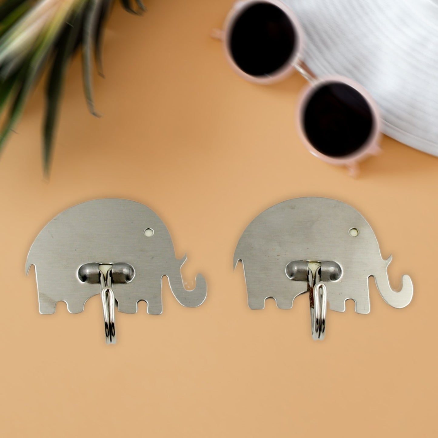 Multipurpose Strong Hook Self-Adhesive hooks for wall Heavy Plastic Hook, Sticky Hook Household For Home , Decorative Hooks, Bathroom & All Type Wall Use Hook , Suitable for Bathroom, Kitchen, Office (2 Pc Set