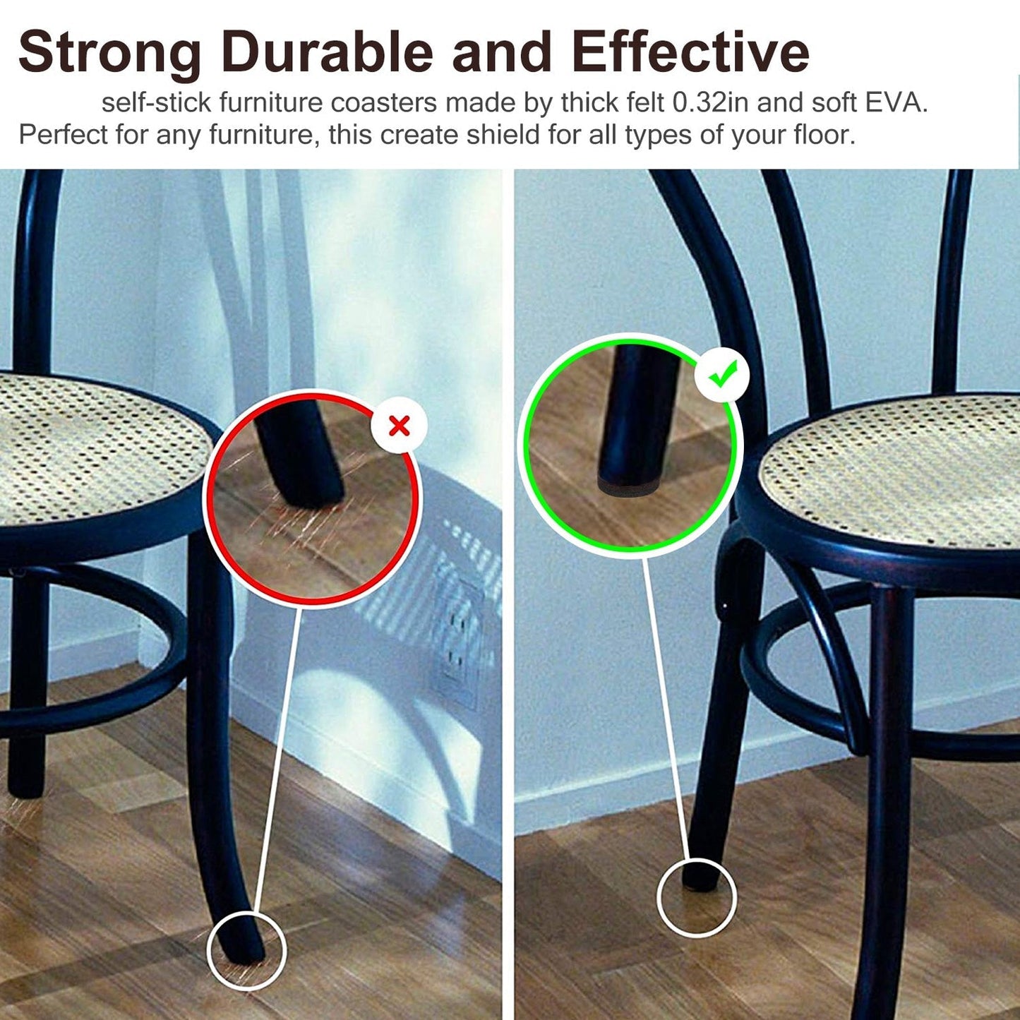 9030A FURNITURE PAD ROUND FELT PADS FLOOR PROTECTOR PAD FOR HOME & ALL FURNITURE USE