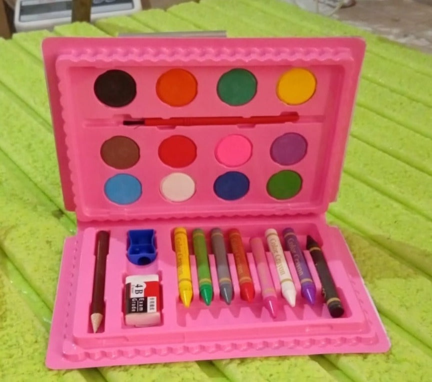 Art and Craft Color Kit, Crayons, Water Color Set of 24 PCS For Kids Children Best For Return Gifts, Stationary Art Supplies for Artist
