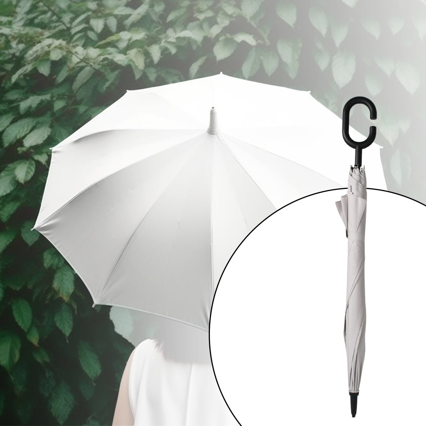 Umbrella Summer Sun and Rain Protection Foldable Cute Umbrella & C-Shaped Handle || UV Protection Rain Sun Umbrella || Travel Accessories || Umbrella for Children, Girls, and Boys (1 Pc / Mix Color) 