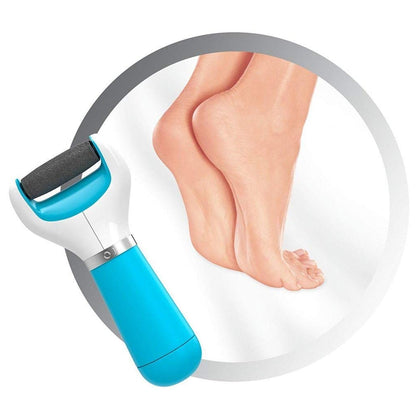 Electronic Dry Foot File, Callous Remover for Feet, Electric Foot with Roller Hard and Dead Skin- Regular Coarse, Baby smooth feet in minutes. For in home padicure foot care, Battery Powered & USB (Battery not included)