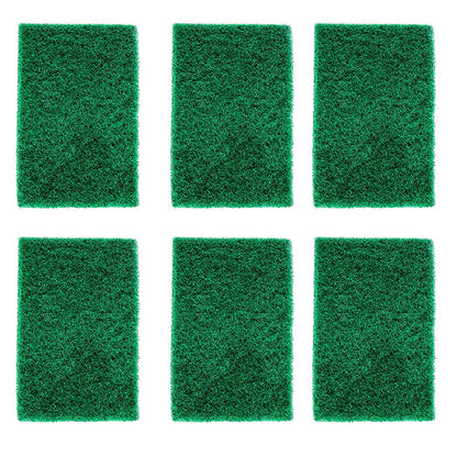 3438 Scrub Sponge Cleaning Pads Aqua Green (Pack Of 6) 