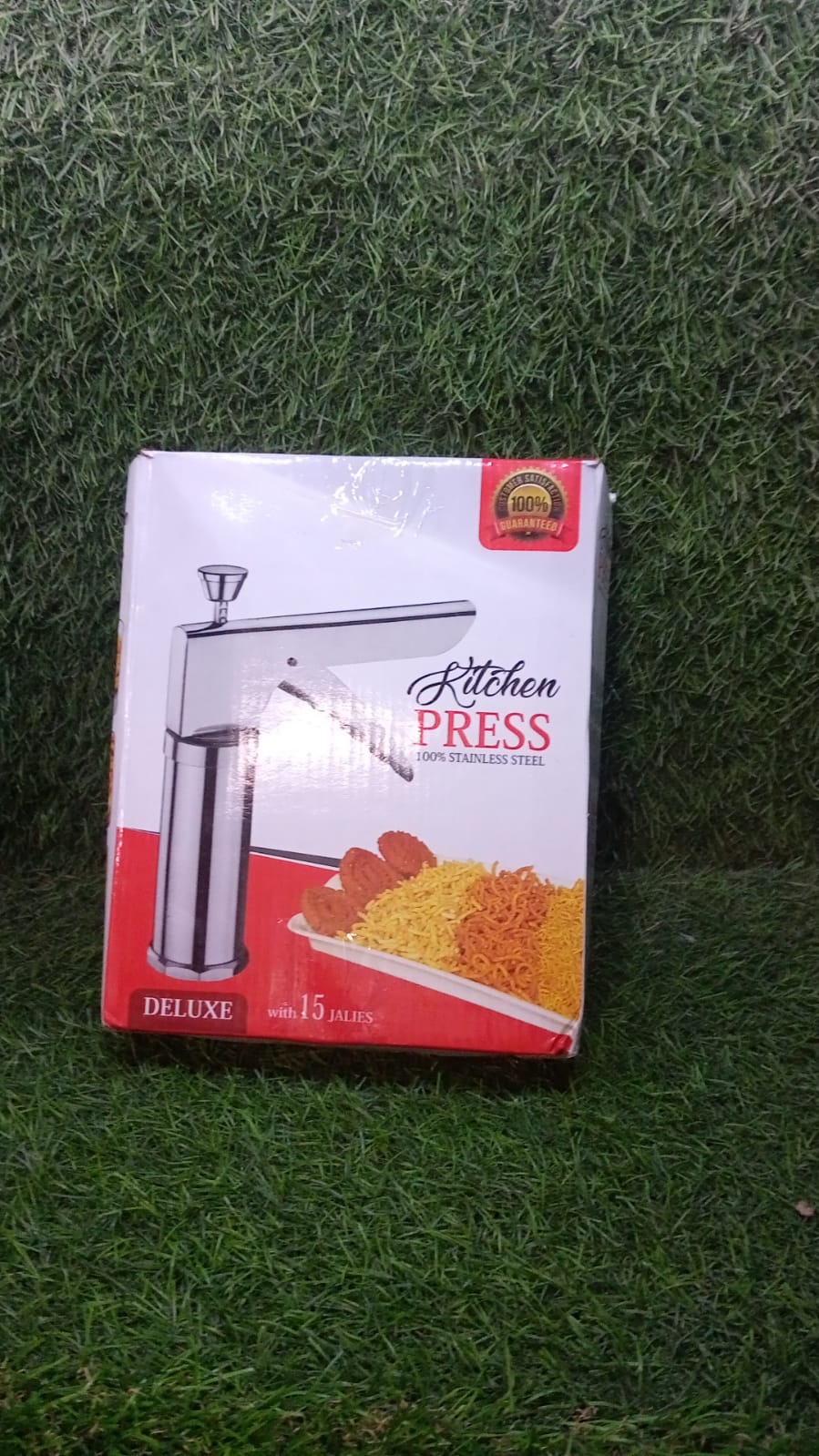 Stainless Steel Kitchen Press with Different Parts (15 in 1)