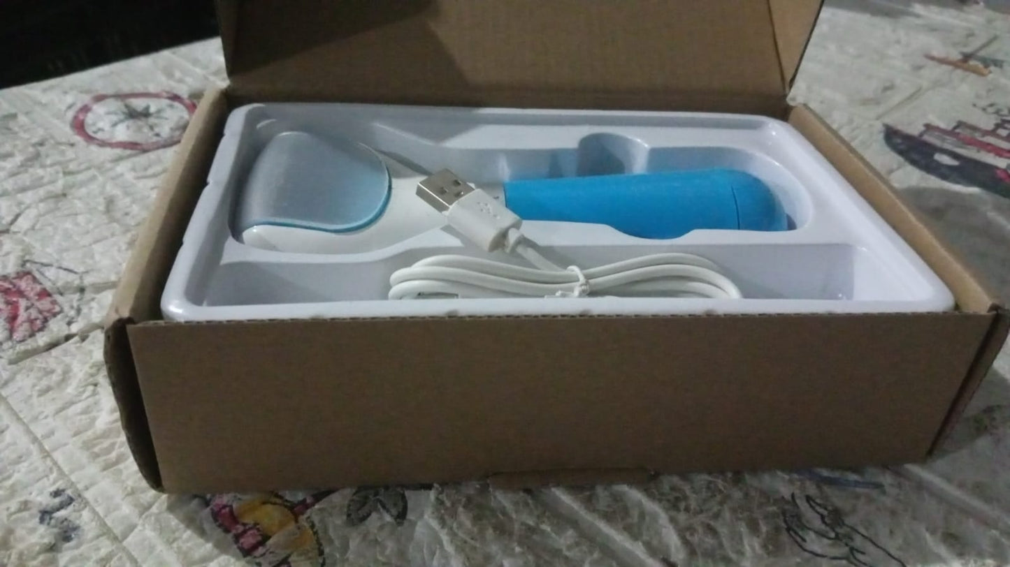 Electronic Dry Foot File, Callous Remover for Feet, Electric Foot with Roller Hard and Dead Skin- Regular Coarse, Baby smooth feet in minutes. For in home padicure foot care, Battery Powered & USB (Battery not included)